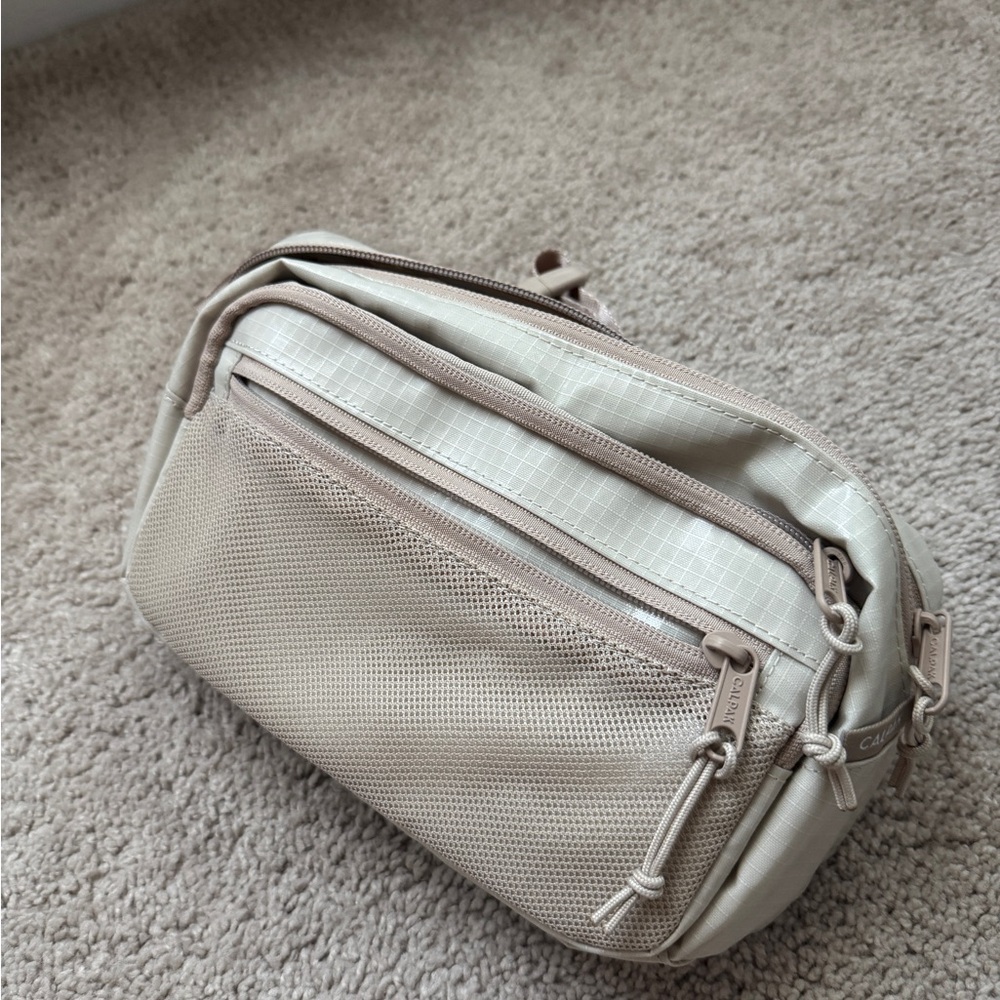 Calpak Beige and Cream Shoulder Bag